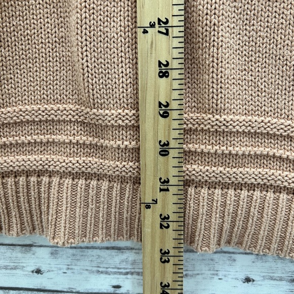 Old Navy light pink knitted long cardigan sweater women’s size small - Picture 5 of 6